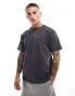 Levi's logo vintage mineral wash t-shirt in black Черный, M - 96 CM - 101 CM - фото #3