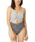 ფოტო #1 პროდუქტის Women's Sassy Animal-Print Monokini One-Piece Swimsuit