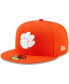 Фото #1 товара Men's Orange Clemson Tigers Primary Team Logo Basic 59FIFTY Fitted Hat
