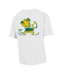 ფოტო #2 პროდუქტის Men's White Distressed Notre Dame Fighting Irish Vintage-Like Logo T-shirt