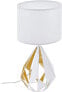 Фото #1 товара Eglo Carlton 1 Pendant Light 1 Bulb Vintage Retro Steel Pendant Light, Colour: White, honey gold, Fitting: E27, diameter 31 cm
