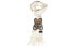 Шарф Moschino Bear Embroidery Woolen Scarf - White