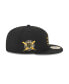 Фото #6 товара Men's Black Miami Marlins 2024 Armed Forces Day On-Field 59FIFTY Fitted Hat