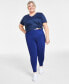 ფოტო #7 პროდუქტის Plus Size Compression 7/8 Leggings, Created for Macy's