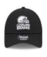Фото #2 товара Youth Boys Black Cleveland Browns Main B-Dub 9FORTY Adjustable Hat