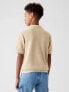 Kids Textured Polo Sweater