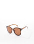 Фото #4 товара River Island rounded cateye sunglasses in tortoiseshell