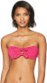 Фото #1 товара MINKPINK 261079 Women's Lola Tie Bandeau Bikini Top Swimwear Size Small
