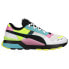 Фото #1 товара Puma Swxp Rs 2.0 Lace Up Mens Black, Blue, Green, Purple, White Sneakers Casual