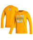 Фото #1 товара Men's Gold San Jose Sharks Reverse Retro 2.0 Fresh Playmaker Long Sleeve T-shirt