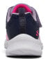 Фото #4 товара Little Girls Jumpsters 2.0 - Blurred Dreams Stay-Put Casual Sneakers from Finish Line