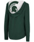 Фото #2 товара Women's Green Michigan State Spartans Catalina Hoodie Long Sleeve T-shirt