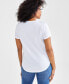 Фото #2 товара Women's Graphic Crewneck T-Shirt, Created for Macy's
