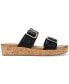 Фото #2 товара Women's Temppestt Slip On Double Buckle Wedge Sandals, Created for Macy's