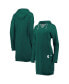 Women's Green Michigan State Spartans Quick Pass Lace-Up V-Neck Hoodie Dress