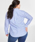 Фото #4 товара Women's Collared Button-Down Shirt, XXS-4X, Created for Macy’s