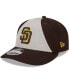 ფოტო #1 პროდუქტის Men's Brown San Diego Padres 2024 Batting Practice Low Profile 9FIFTY Snapback Hat