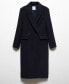 ფოტო #5 პროდუქტის Women's Double-Breasted Wool Coat