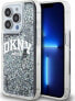 DKNY DKNY Liquid Glitter Big Logo - Etui iPhone 15 Pro (czarny)