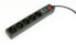 Gembird SPF5-C-5 surge protector 5 AC outlet s 250 V 1.5 m Black - Power Strip - 1.5 m