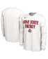 Фото #1 товара Men's and Women's White Ohio State Buckeyes 2024 On-Court Bench Energy Long Sleeve T-shirt