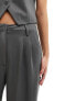 Фото #5 товара COLLUSION tailored dad trousers in grey marl co-ord