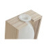 Vase Home ESPRIT White Natural Wood Crystal 17 x 12 x 25 cm