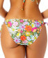 Фото #2 товара Juniors' Printed Side-Tie Bikini Bottoms, Created for Macy's