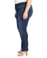 Фото #3 товара Plus Size Nora Mid Rise Skinny Pull-On Jeans