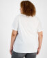 ფოტო #2 პროდუქტის Trendy Plus Size Hocus Pocus Short-Sleeve T-Shirt