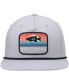 Men's Gray Sunset Bass Adjustable Hat