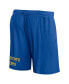 ფოტო #4 პროდუქტის Men's Royal Golden State Warriors Free Throw Mesh Shorts