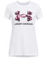 ფოტო #1 პროდუქტის Big Girls Tech Print Fill Big Logo Short Sleeve T-shirt
