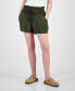 ფოტო #1 პროდუქტის Juniors' Smock-Waist Drawstring Shorts