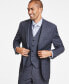 Фото #1 товара $450 Michael Kors Men's Classic Fit Wool Blend Stretch Suit Jacket Mid Grey 46R