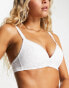 Фото #1 товара Pour Moi Reflection lace blend padded push up non wired bra in white