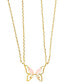 ფოტო #1 პროდუქტის Butterfly Besties Necklace Set