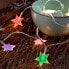 DECORATIVE LIGHTING Stars Garland Lights 10 LEDS 1.3 m