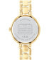 ფოტო #3 პროდუქტის Women's Chelsea Gold-Tone Stainless Steel Bracelet Watch 32mm