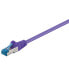Wentronic CAT 6A Patch Cable - S/FTP (PiMF) - 15 m - Violet - 15 m - Cat6a - S/FTP (S-STP) - RJ-45 - RJ-45