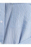 Фото #50 товара Gömlek Elbise Cep Detaylı Kemerli Düğmeli Ecovero® Viscose