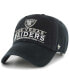 Фото #2 товара Men's Black Las Vegas Raiders Vernon Clean Up Adjustable Hat