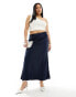 Фото #2 товара Nobody's Child Plus Mila midaxi skirt in navy