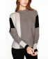 Фото #3 товара Women's Colorblock Dolman Sweater