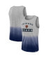 Фото #2 товара Men's Heathered Gray, Navy Chicago Bears Our Year Tank Top