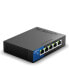 Switch Linksys LGS105 Black/Blue