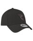 Фото #2 товара Men's Black Cleveland Guardians A-Frame 9FORTY Adjustable Hat