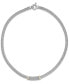ფოტო #1 პროდუქტის Diamond Mesh Collar Necklace in 14k Gold and Sterling Silver (1/4 ct. t.w.)