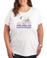 ფოტო #1 პროდუქტის Air Waves Trendy Plus Size Peanuts Snoopy Easter Graphic T-shirt