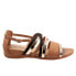 Фото #1 товара Softwalk Tula S2009-266 Womens Brown Extra Wide Leather Strap Sandals Shoes 6
